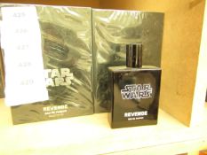 Star Wars Revenge Eau De Parfum. 50ml. New