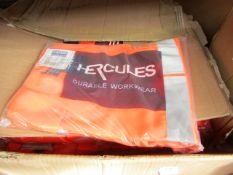 Hercules Hi Viz work jacket, new, size 3XL