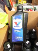 4x 1ltr bottles of Valvoline Turbo 20w-50 motor oil, new