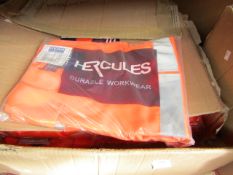 Hercules Hi Viz work jacket, new, size 3XL