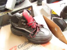 Goliath Gortex hiker steel toe cap safety boot, new, size UK3