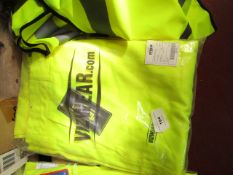 Vizwear hi vis cargo trousers, size 2XL, new and packaged.