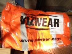 Viz Wear Orange Hi Viz Fleece jacket, new 3XL