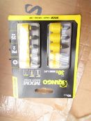 A Pack of 10 Kango MXM Impact rated PH2 driver bits, new in rubber holder.