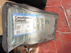 Leisurewise Casablanca Carpet eco friendly ground sheet, unused in carry bag 2.5mtrs x 7mtrs.