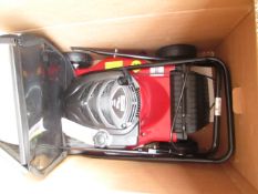 Mountfield Hand Propelled Petrol lawn mower, untested and unchecked as we would need to put petrol