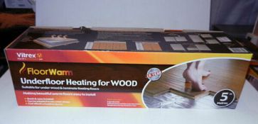 500 PACKS - 2MSQ - VITREX UNDERFLOOR HEATING MATS - Designed to gently warm the floor by running a