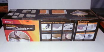 100. PACKS - 2MSQ - VITREX UNDERFLOOR HEATING MATS - Designed to gently warm the floor by running