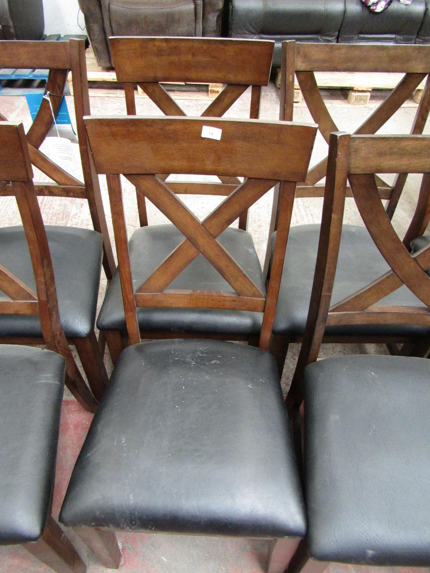 2x Bayside Dinign chairs, a few little marks that could be touched up, but overall good condition