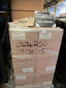 Pallet of approx 120 Mondays Cancelled novelty canvas prints, new