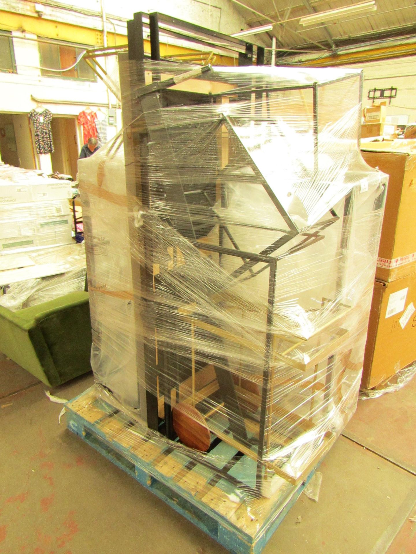 | 1X | PALLET OF SWOON B.E.R FURNITURE, UNMANIFESTED, TYPICAL ITEMS INCLUDE SIDE BOARDS AND MEDIA