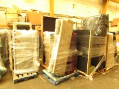 | 18#x PALLETS OF SWOON B.E.R SOFAS, DAMAGED, MISSING CUSHIONS, MISSING LEGS ETC, WE HAVE TRIED TO