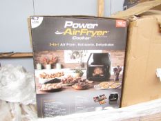 | 5X | POWER AIR FRYER COOKERS 5.7LTR | UNCHECKED AND BOXED | NO ONLINE RE-SALE | SKU