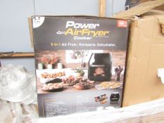 | 5X | POWER AIR FRYER COOKERS 5.7LTR | UNCHECKED AND BOXED | NO ONLINE RE-SALE | SKU