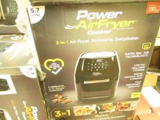 | 1x | POWER AIR FRYER 5.7L | UNCHECKED & BOXED | NO ONLINE RE-SALE | Sku C5060541513068 | RRP £