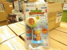 Box of 4 Learning Resources Beaker Creatures 2 Pack with Bio Home. 7 piece Set. New & Blister