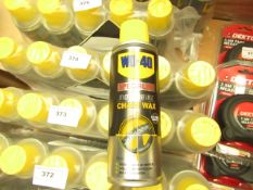 6 x 200ml WD40 Motorbike Chain Wax. Unused