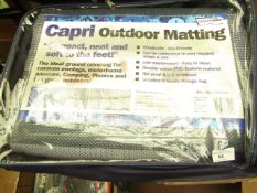 Leisurewize Capri Outdoor Matting. 2.5m x 6m. Comes in a carry Case. Unchecked