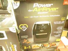 | 1x | POWER AIR FRYER 5.7L | UNCHECKED & BOXED | NO ONLINE RE-SALE | Sku C5060541513068 | RRP £
