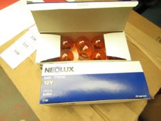 Box of 10x Neolux 12v bulbs, new and boxed.