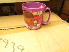 24x Doc McStuffins Children's Plastics Mugs, new and boxed.