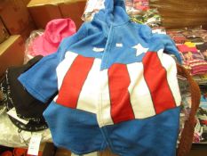 Captain America Plush Dressing Gown age 4/5 yrs with tag