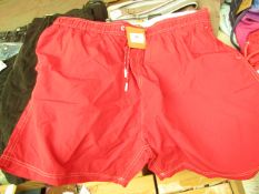 Kangaroo Poo Mens Red Swim Shorts size 3XL new with tag