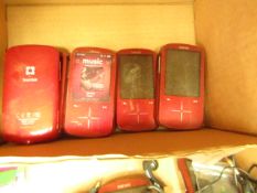 8 x Sansa Personal Music Players no accessories couple look unused