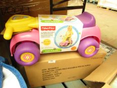 Fisher-Price Push n' Scoot, new and boxed.