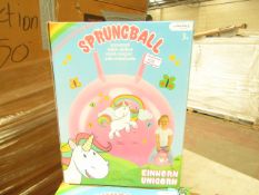 Sprungball Unicorn Hopper new & boxed