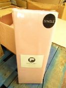 Sanctuary Fitted Sheet With Deep Box Single Blush 100 % Cotton new & Packaged