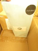 Box of 8x Sanctuary Fitted Sheet With Deep Box Duck Egg Double 100 % Cotton new & Packaged