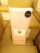 Box of 8 x Sanctuary Fitted Sheet With Deep Box Double Blush 100 % Cotton New & Packaged