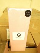 Box of 6 x Sanctuary Fitted Sheet With Deep Box Superking Blush 100 % Cotton New & Packaged