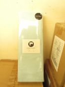 Sanctuary Fitted Sheet With Deep Box Duck Egg Single 100 % Cotton New & Packaged