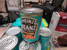 6 x 415g Heinz Baked Beans. BB 07/21