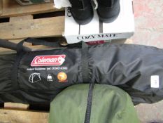 Coleman Instant Sundome. Comes in a carry bag But unchecked