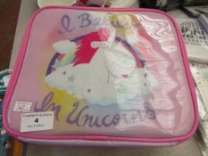 I Believe in Unicorns' Despicable me Lunch Bag . Still Has Tags on it