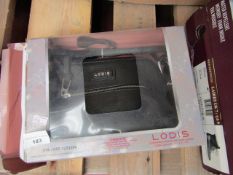 Lodis Leather handbag. Looks unused but the box is slightly damaged