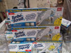| 2X | TURBO SCRUBS | UNCHECKED AND BOXED | NO ONLINE RESALE | RRP £39.99 |TOTAL LOT RRP £79.98 |