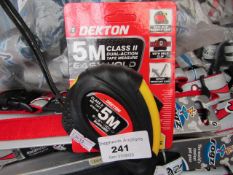 Dekton 5M Dual Action Tape Measure. New with Tags