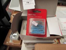 24 Packs of 75 Post office Paper Clips. New & packaged