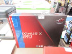 Asus MAXIMUS X HERO LGA 1151 Coffee Lake DDR4 ATX gaming motherboard, untested and boxed. Please