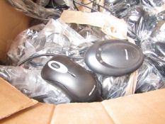 5x Microsoft wireless mouses with receivers, tested working.