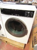 Sharp 1400RPM 10Kg washing machine, seller has checked these items and have informed us they are