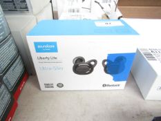 Soundcore ultra-slim total wireless earphones, untested, unchecked and boxed.