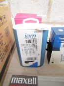 Jam wireless audio earbuds, untested, unchecked and boxed.