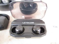 Letscom wireless ear buds, untested.