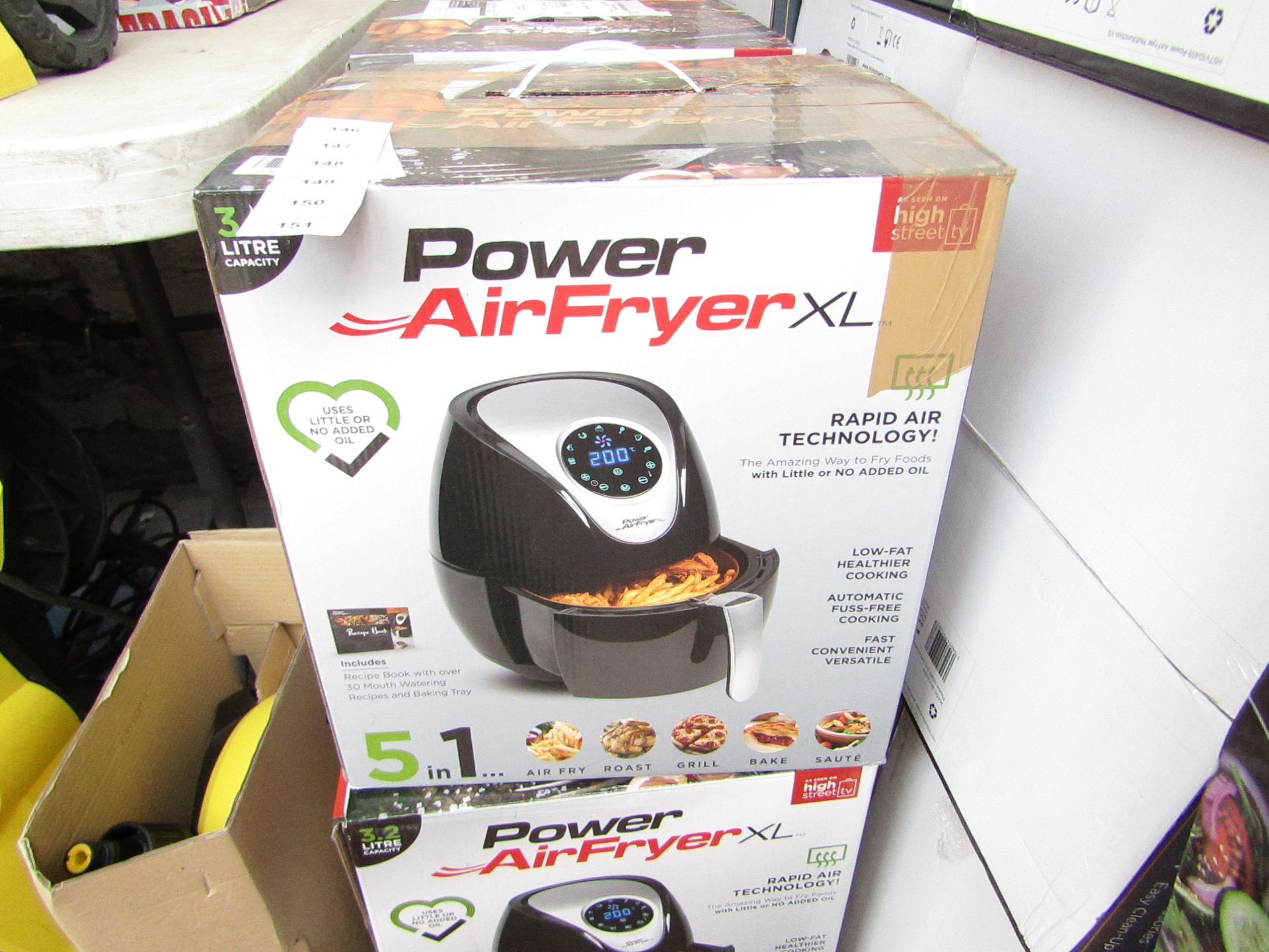 | 1X | POWER AIR FRYER XL 3.2LTR | UNCHECKED AND BOXED | SKU C5060191468053| NO ONLINE RESALE |