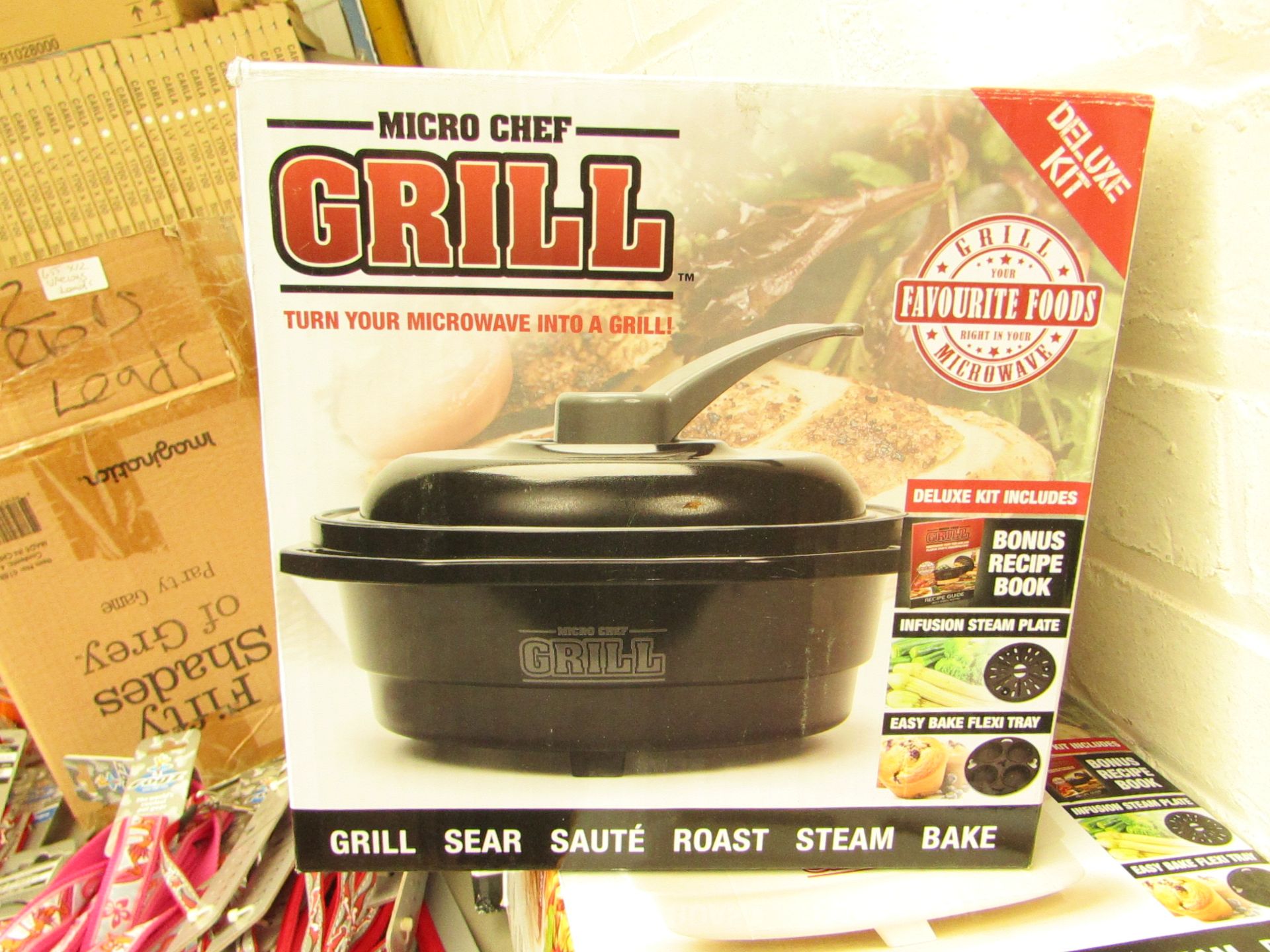 | 1X | MICRO CHEF GRILL | UNCHECKED AND BOXED | NO ONLINE RE-SALE | SKU C5060368012140 | RRP £39.